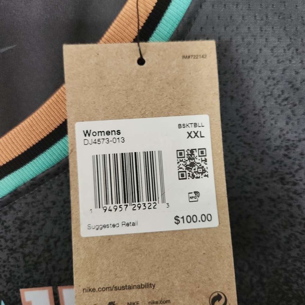 Nike WNBA Explorer Edition Victory Jersey Womens NY Liberty Onyenwere #12 XXL - Picture 7 of 7